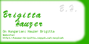 brigitta hauzer business card